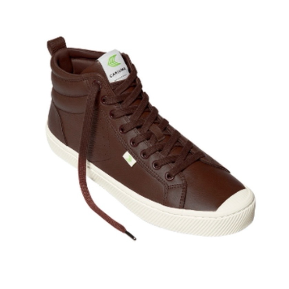 Cariuma OCA High Top Leather Sneakers Women’s 8.5 / Men’s 7 Brown NWOT